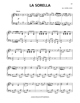page one of La Sorella (Piano Solo)