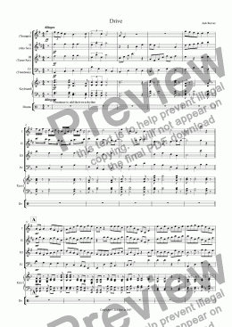 page one of Drive (Jazz Combo)