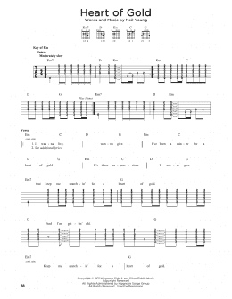 page one of Heart Of Gold (Guitar Lead Sheet)