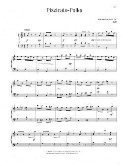page one of Pizzicato Polka (Piano Solo)