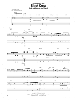 page one of Black Crow (Bass Guitar Tab)