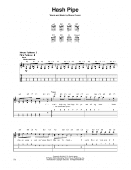 page one of Hash Pipe (Easy Guitar Tab)