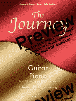 page one of The Journey (Acoustic Guitar & Piano)