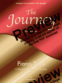 page one of The Journey (Piano Solo)