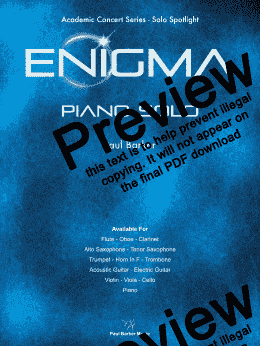 page one of Enigma (Piano Solo)