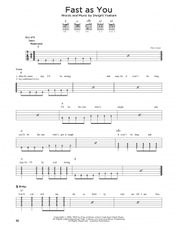page one of Fast As You (Solo Guitar)