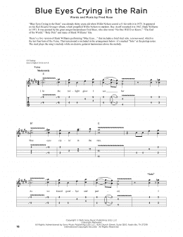 page one of Blue Eyes Crying In The Rain (Guitar Tab)