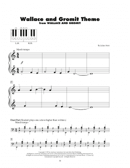 page one of Wallace And Gromit Theme (5-Finger Piano)