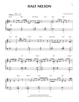 page one of Half Nelson (Piano Solo)