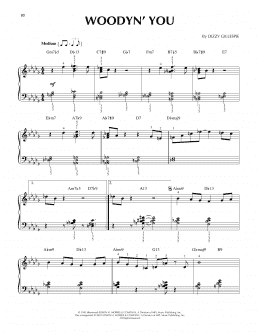 page one of Woodyn' You (Piano Solo)