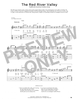 page one of The Red River Valley (Guitar Tab)