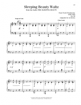 page one of The Sleeping Beauty Waltz (Piano Solo)
