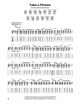 page one of Take A Picture (Easy Guitar Tab)