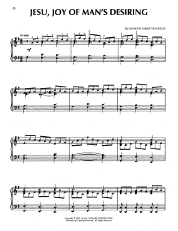 page one of Jesu, Joy Of Man's Desiring (Piano Solo)
