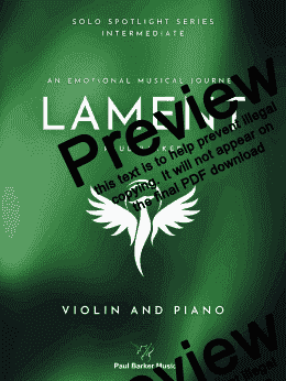 page one of Lament (Violin & Piano)