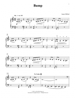 page one of Bump (Educational Piano)