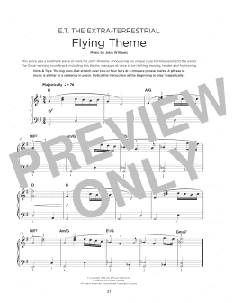 page one of Theme From E.T. (The Extra-Terrestrial) (Really Easy Piano)