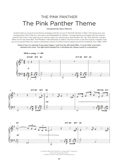 page one of The Pink Panther (Really Easy Piano)