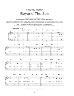 page one of Beyond The Sea (Really Easy Piano)