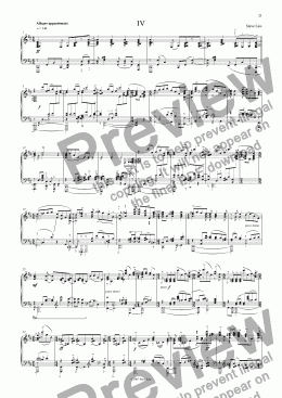 page one of Piano Sonata No.1 - fourth movement