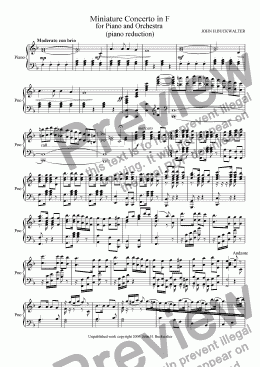 page one of Min.Con. in F,piano reduct