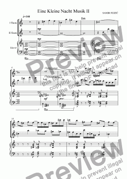 page one of Eine Kleine Nacht Musik II