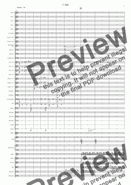 page one of Symphony No 41 2nd Movt Jaen