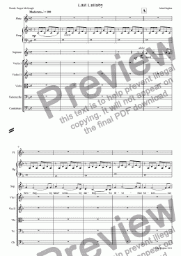 page one of An English Requiem - Last Lullaby