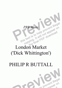 page one of London Market