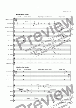 page one of Suite for Brass Band (1)
