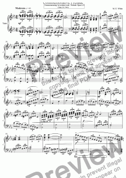 page one of Commemorative Prelude