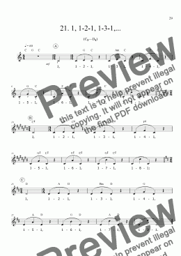 page one of Sing!�21. 1, 1-2-1, 1-3-1,... [student]