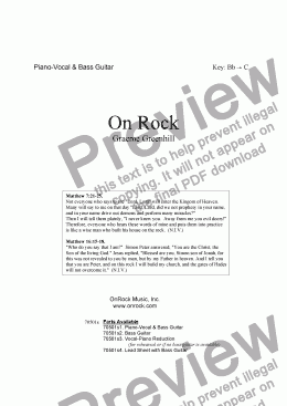 page one of On Rock