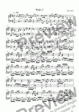 page one of Waltz 3