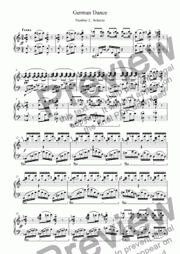 page one of German Dance Number 2