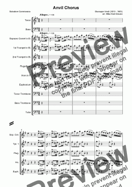 page one of Anvil Chorus