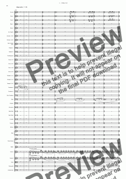 page one of Symphony No 41 7th movt Huelva