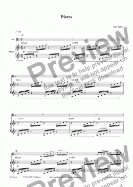 page one of Pisces [Viola version]
