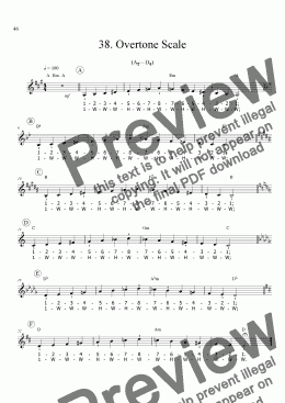 page one of Sing!�38. Overtone Scale [student]