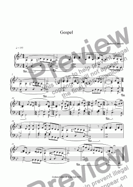 page one of Gospel