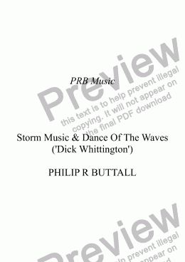 page one of Storm Music & Dance Of The Waves