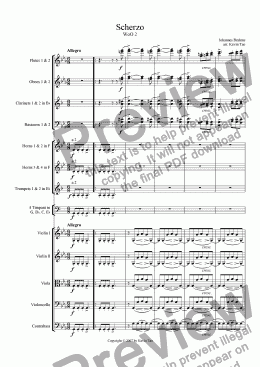 page one of Sonatensatz (Scherzo)