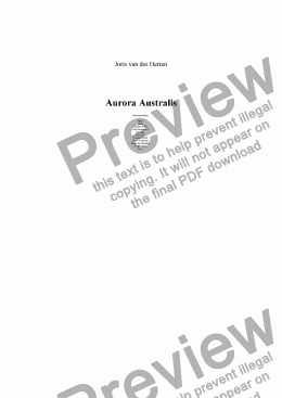 page one of Aurora Australis [redux version] (juvenilia, piano + large wind ensemble)
