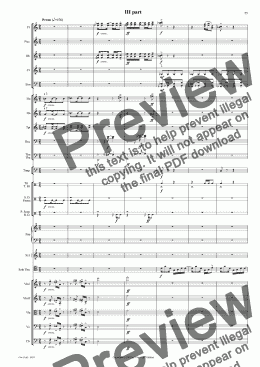 page one of Filip Pavlov - Trombone concerto No.2, 3rd part (orchestral score)