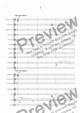 page one of Suite for Brass Band (3)