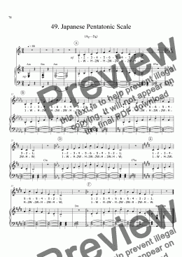 page one of Sing!�49. Japanese Pentatonic Scale [teacher]