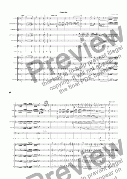 page one of Ouvert�re for orchestra