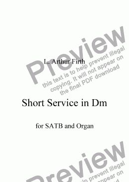 page one of Short Service in Dm