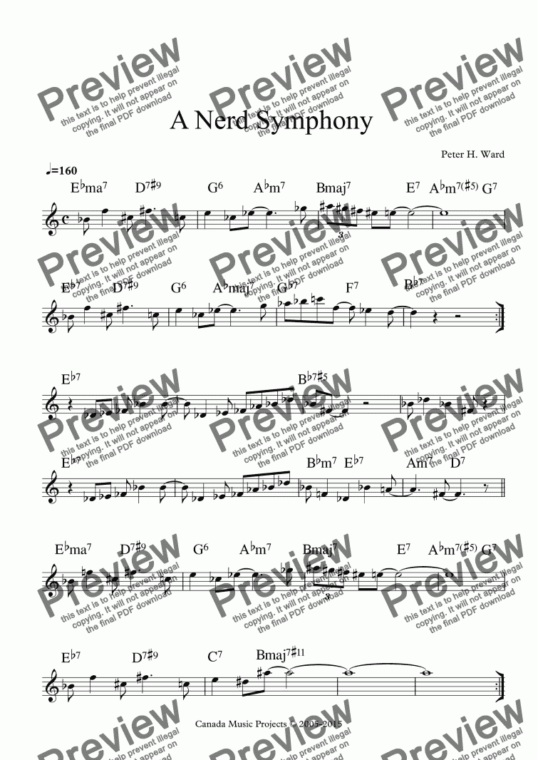page one of A Nerd Symphony