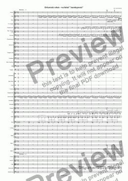 page one of Orchestral Sketch n°2 (juvenilia, orchestra)